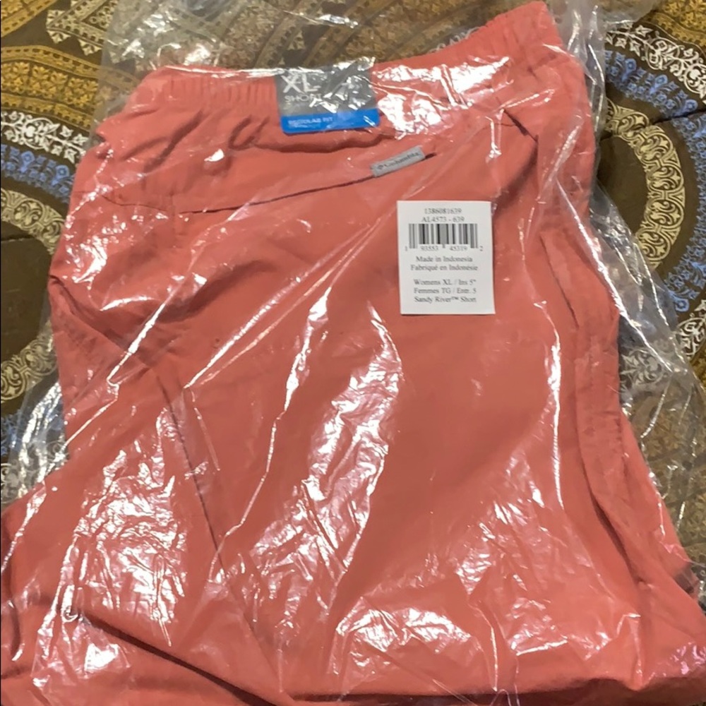 Columbia Women's Sandy River Shorts Dark Coral Xl